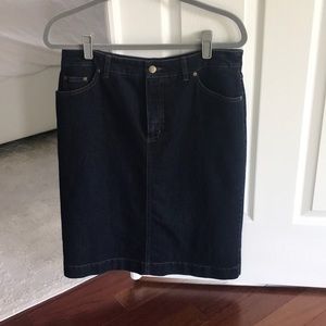 A-Line Denim Skirt